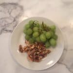 Graps & Walnuts Snacks Suggestion by Winnipeg dietitian, Susan Watson