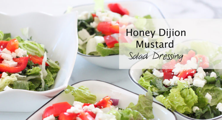 Honey dijon salad dressing by Winnipeg Nutritionist Dietitian Susan Watson