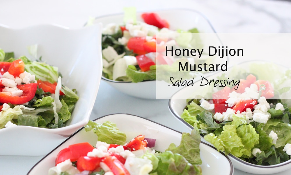 Honey dijon salad dressing by Winnipeg Nutritionist Dietitian Susan Watson