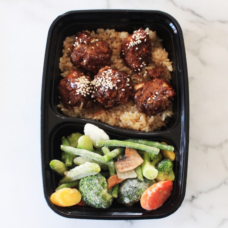 HONEY BBQ GLAZED MEATBALLS