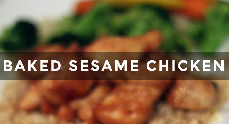 Baked Sesame Chicken