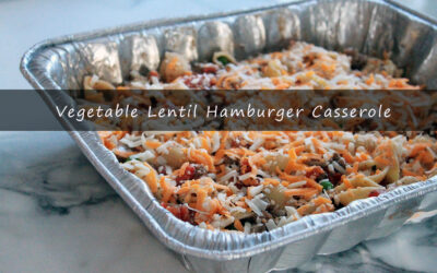 Vegetable Lentil Hamburger Casserole