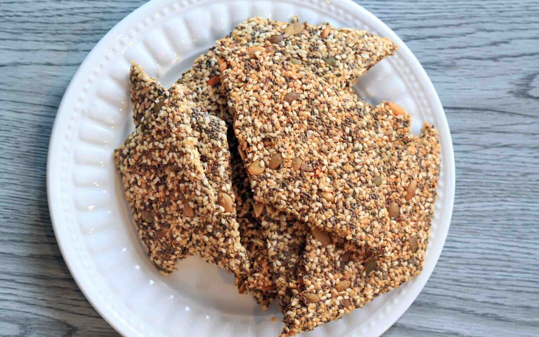 Homemade Super Seed Snack Crackers