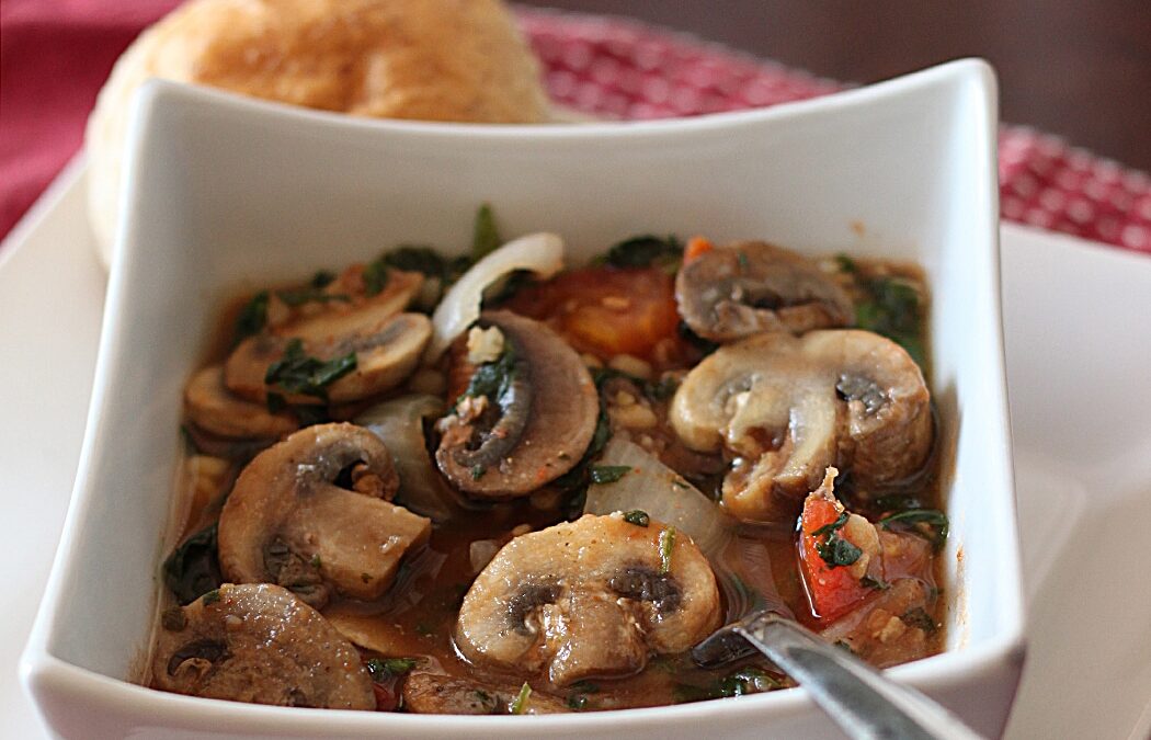 Mushroom with Barley & Buckwheat Soup