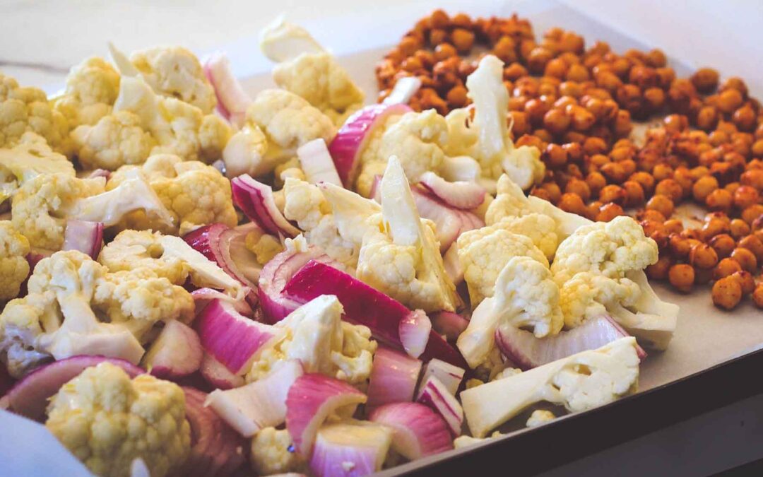 Roasted Cauliflower Salad with Ranch Dressing