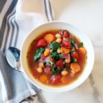 Quinoa Chickpea spinach soup