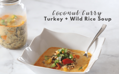 Instant Pot Coconut Curry Turkey + Wild Rice Soup
