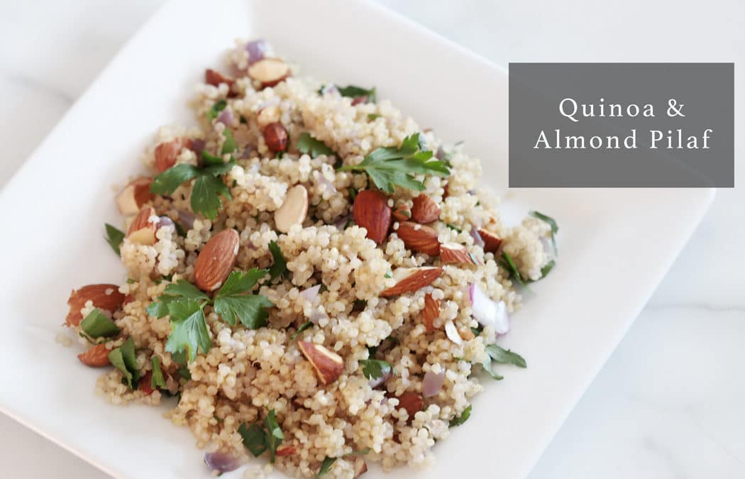 Quinoa & Almond Pilaf by Winnipeg Registered dietitians