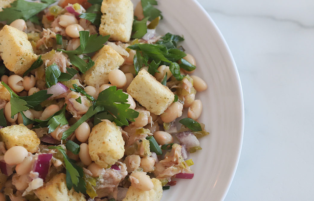 Tuna and White Bean Panzanella