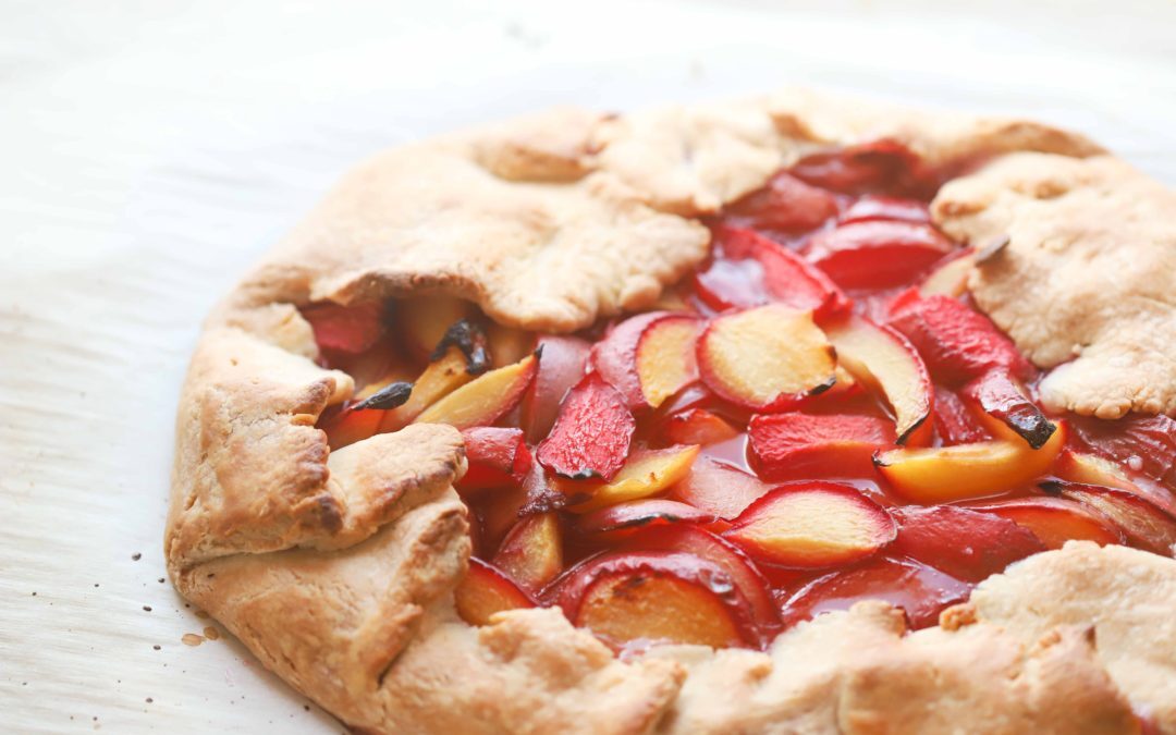 Plum Almond Galette