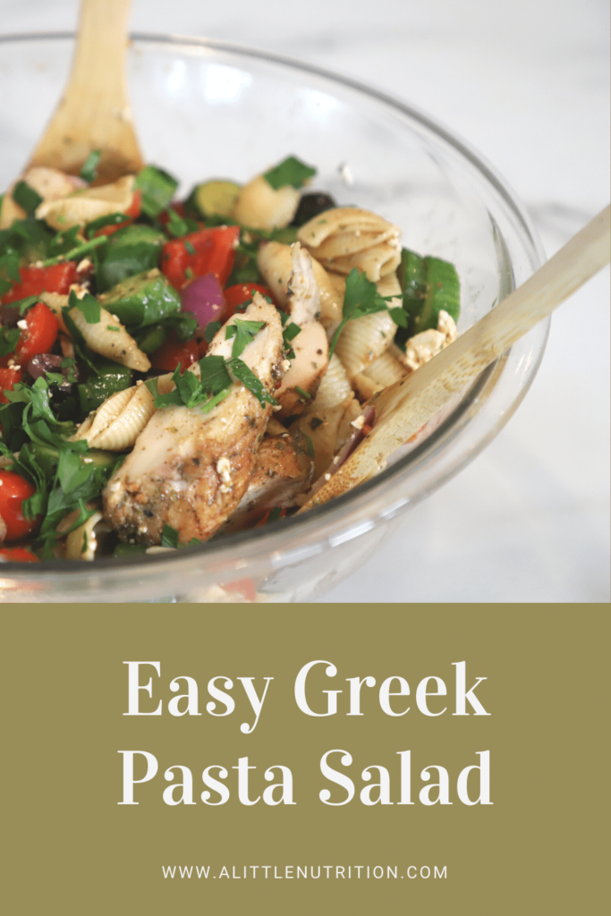 Easy Greek Pasta Salad