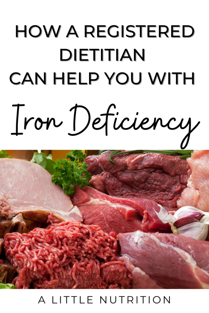 Iron deficiency help Winnipeg Dietitians