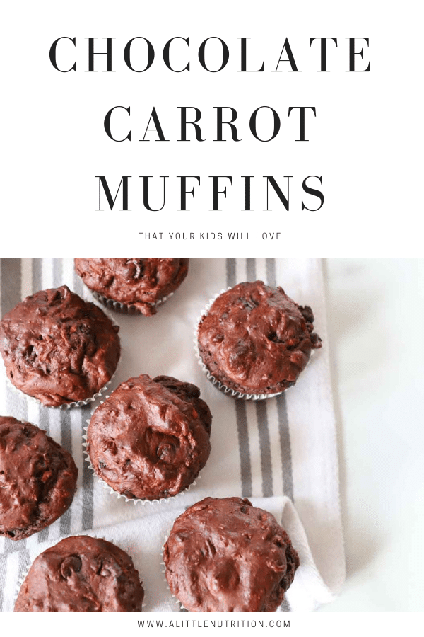 Back-to-school chocolate carrot muffins