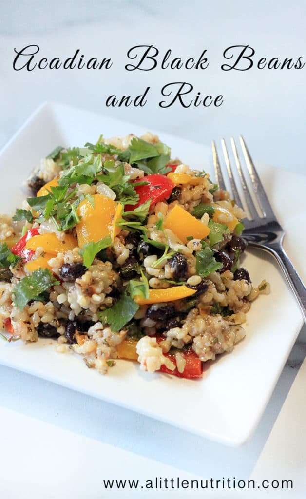 Acadian Black Beans and Rice