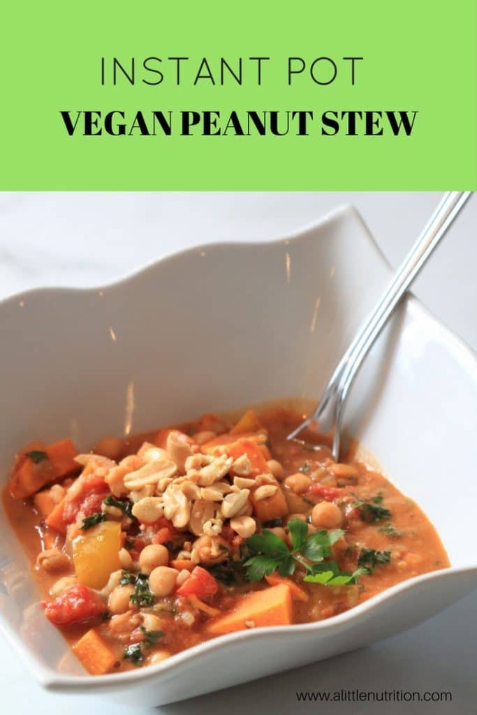 Instant pot Peanut Stew